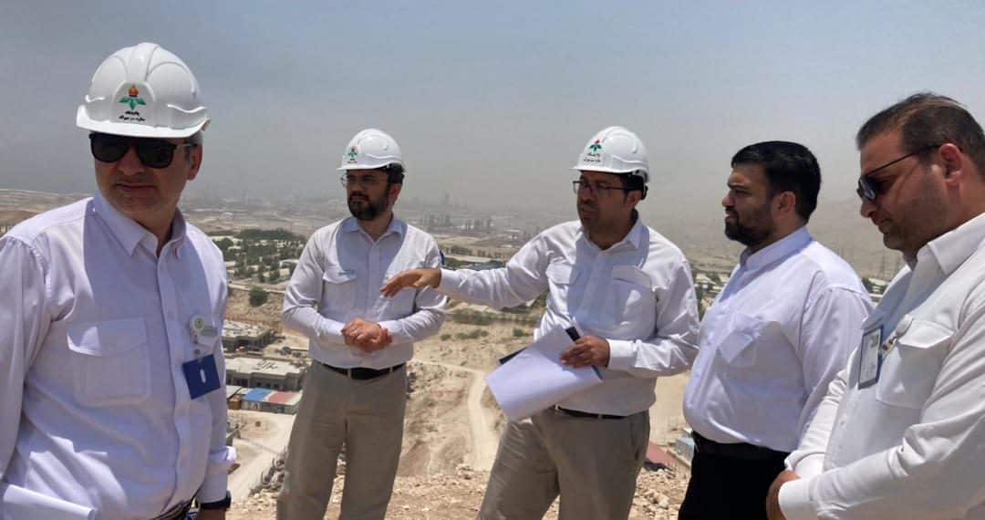 بازدید مدیران ارشد حراست  هلدینگ سرمایه گذاری غدیر